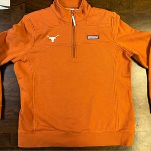 Vineyard Vines Shep Youth Texas Longhorn Pullover Large